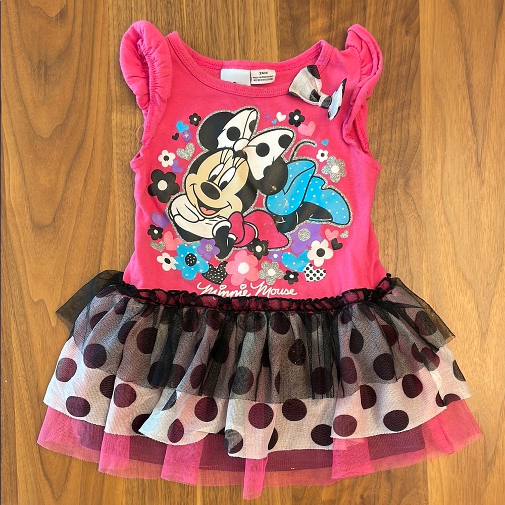 Disney Minnie Mouse Pink Dress